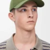 Gorra LOEWE de lona verde salvia Gorra LOEWE de lona verde salvia