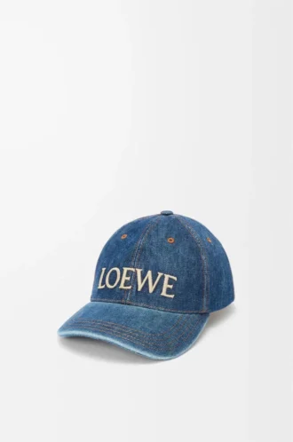 Gorra LOEWE en denim Denim Blue
