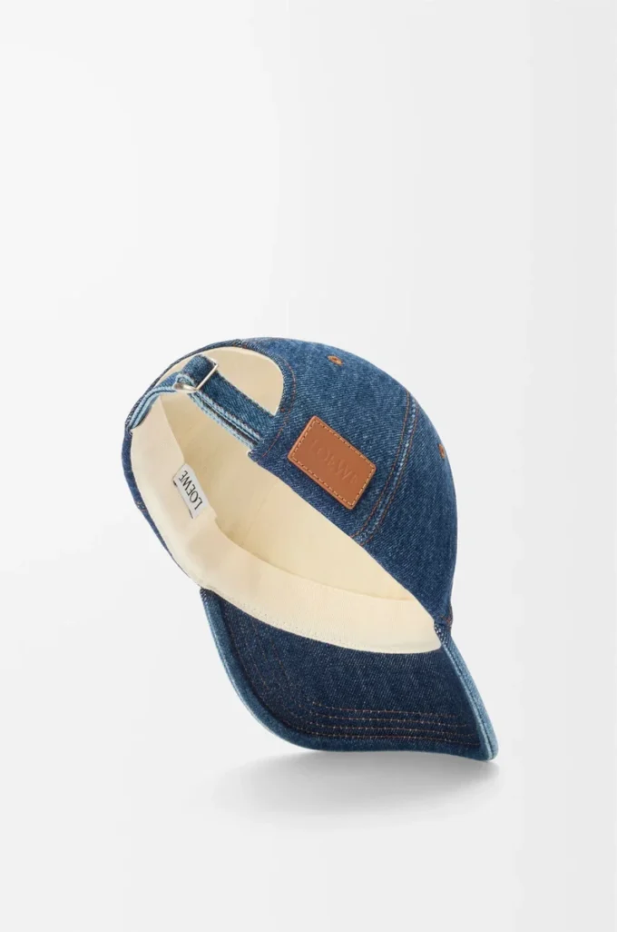 Gorra LOEWE en denim Denim Blue Gorra LOEWE en denim Denim Blue