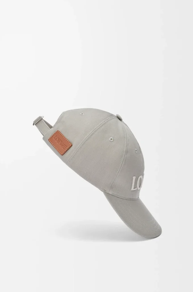 Gorra LOEWE en lona gris Lady Gorra LOEWE en lona gris Lady