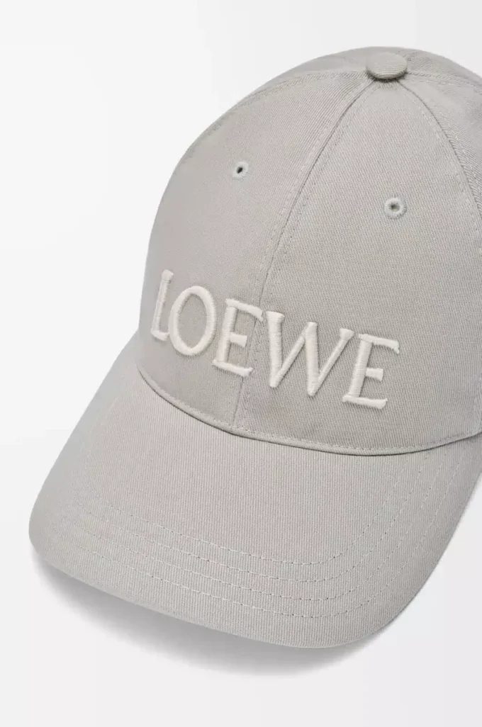 Gorra LOEWE en lona gris Lady Gorra LOEWE en lona gris Lady