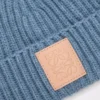 Gorro de cachemira azul denim Gorro de cachemira azul denim