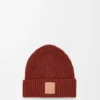 Gorro de cachemira caoba Gorro de cachemira caoba