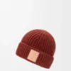 Gorro de cachemira caoba Gorro de cachemira caoba