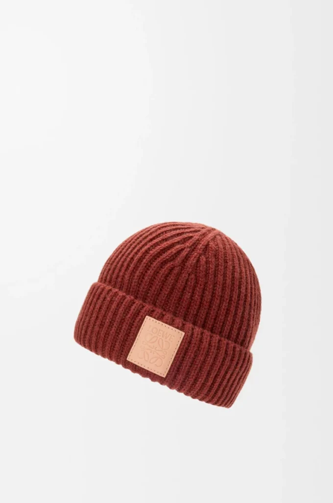 Gorro de cachemira caoba Gorro de cachemira caoba