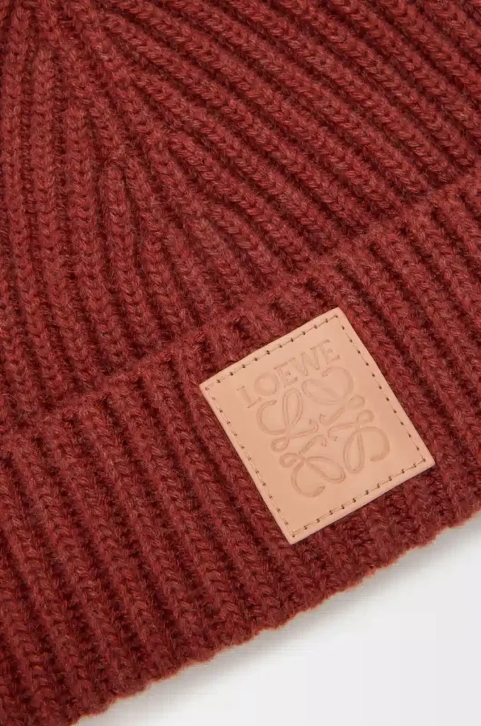 Gorro de cachemira caoba Gorro de cachemira caoba