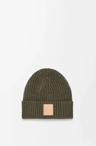 Gorro de cachemira Dark Khaki