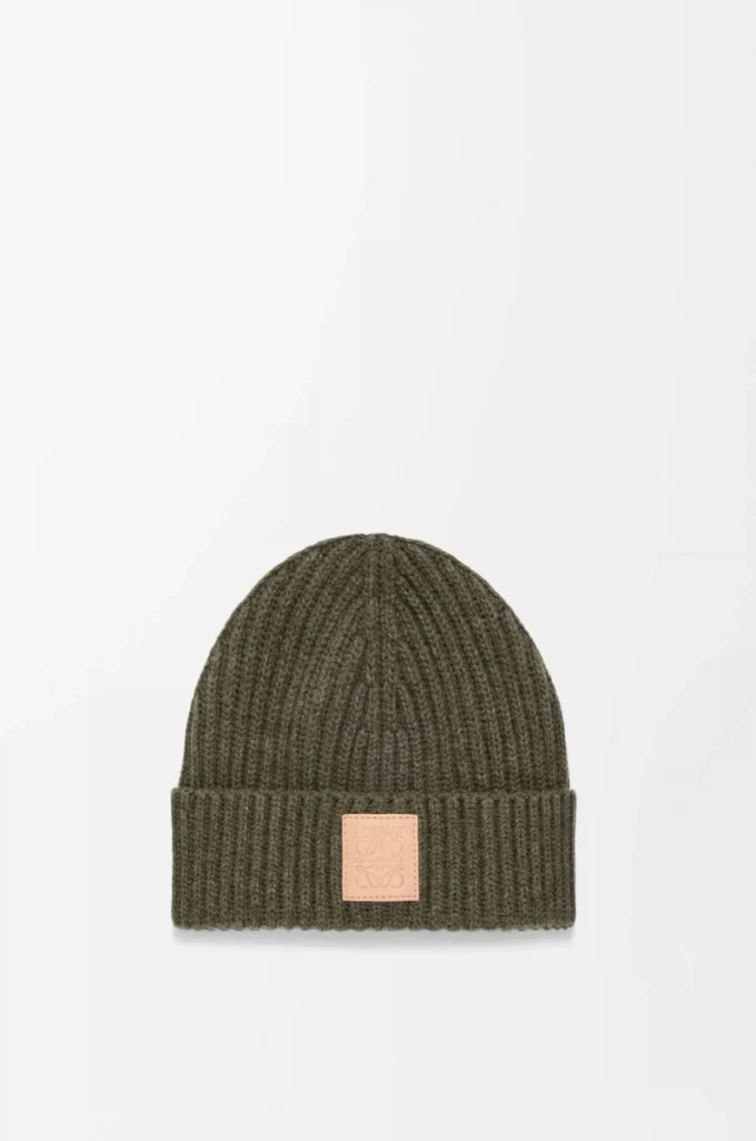 Gorro de cachemira Dark Khaki Gorro de cachemira Dark Khaki
