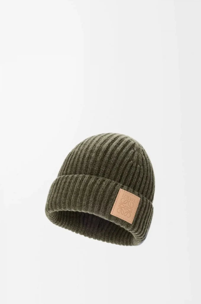 Gorro de cachemira Dark Khaki Gorro de cachemira Dark Khaki
