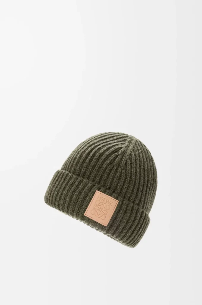 Gorro de cachemira Dark Khaki Gorro de cachemira Dark Khaki
