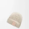 Gorro de cachemira en color beige claro Gorro de cachemira en color beige claro