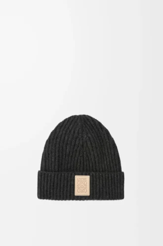 Gorro de cachemira negro Gorro de cachemira negro