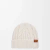 Gorro de lana en color crudo Gorro de lana en color crudo