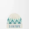 Gorro de mezcla de lana Blanco/Menta Gorro de mezcla de lana Blanco/Menta