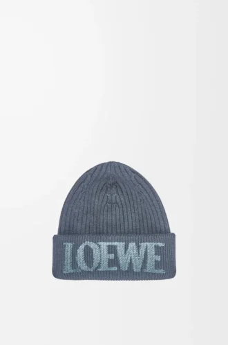 Gorro LOEWE de lana azul grisáceo Gorro LOEWE de lana azul grisáceo