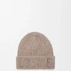 Gorro LOEWE de lana en color beige oscuro Gorro LOEWE de lana en color beige oscuro