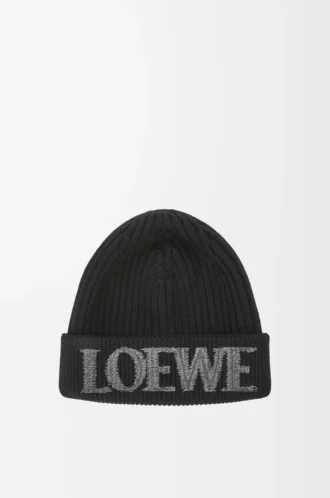 Gorro LOEWE de lana negro Gorro LOEWE de lana negro