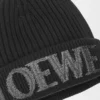Gorro LOEWE de lana negro