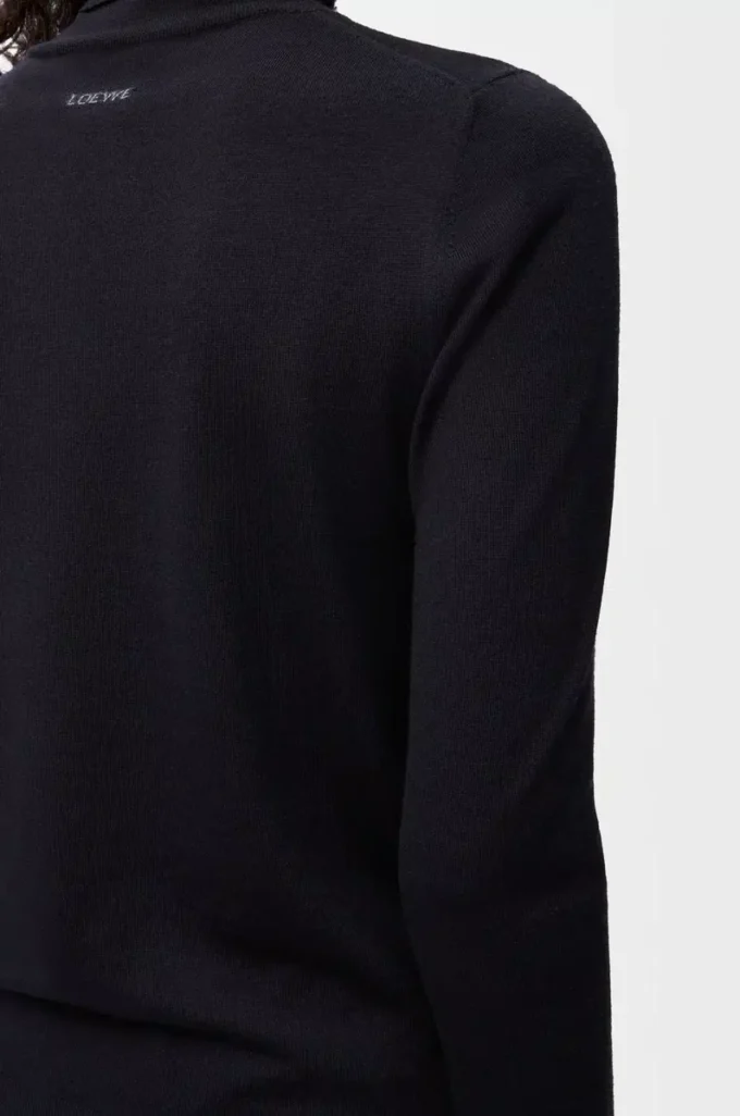 Jersey de lana azul marino/gris Jersey de lana azul marino/gris