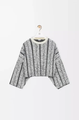 Jersey de lana Blanco/Negro