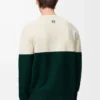 Jersey de lana Blanco/Verde Jersey de lana Blanco/Verde