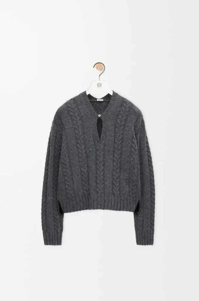 Jersey de lana gris Jersey de lana gris