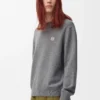 Jersey de lana gris jaspeado Jersey de lana gris jaspeado