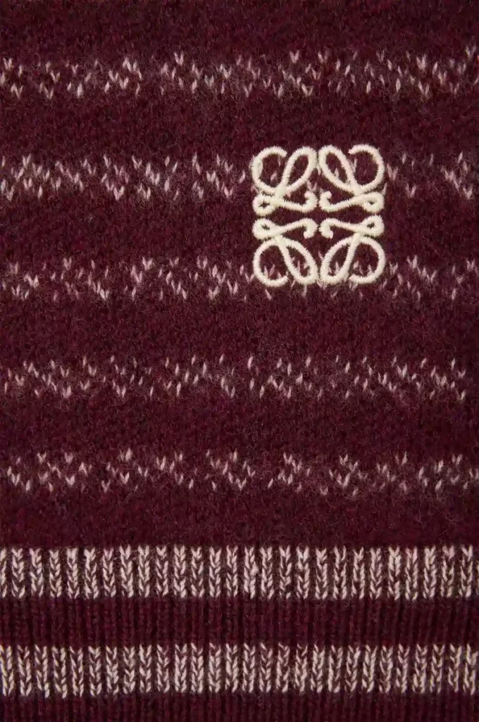 Jersey de lana marrón oscuro Jersey de lana marrón oscuro