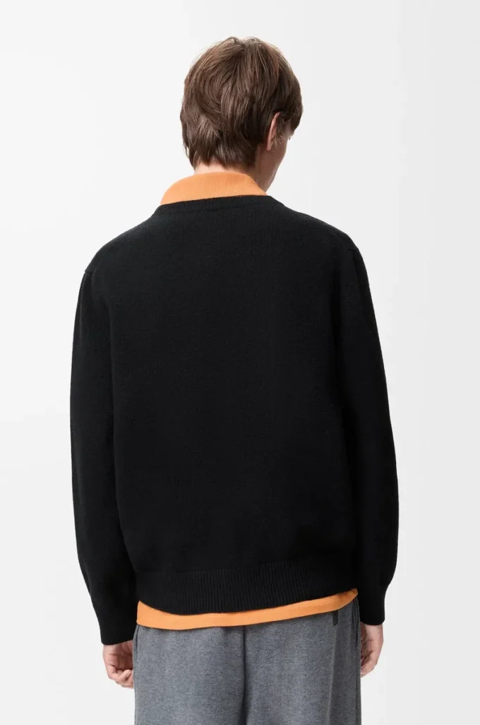 Jersey de lana negro Jersey de lana negro