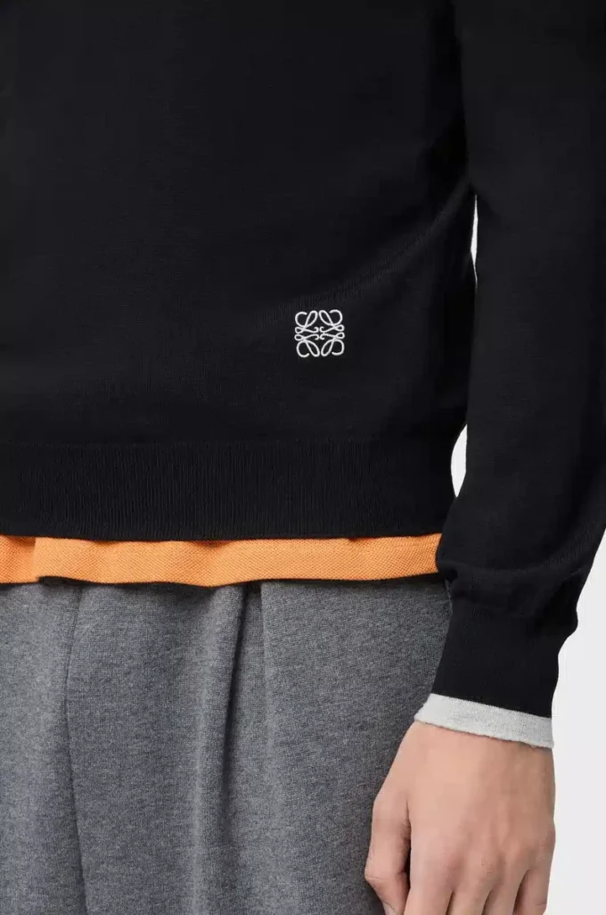 Jersey de lana negro/gris Jersey de lana negro/gris