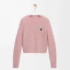 Jersey de lana rosa Jersey de lana rosa