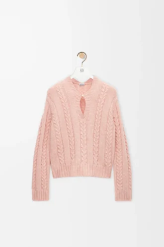 Jersey de lana rosa Jersey de lana rosa