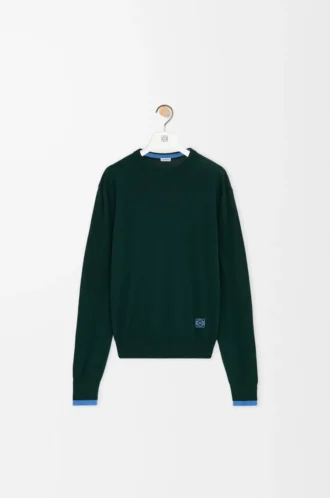 Jersey de lana Verde/Azul
