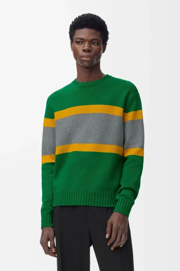Jersey de lana Verde/Gris Jersey de lana Verde/Gris