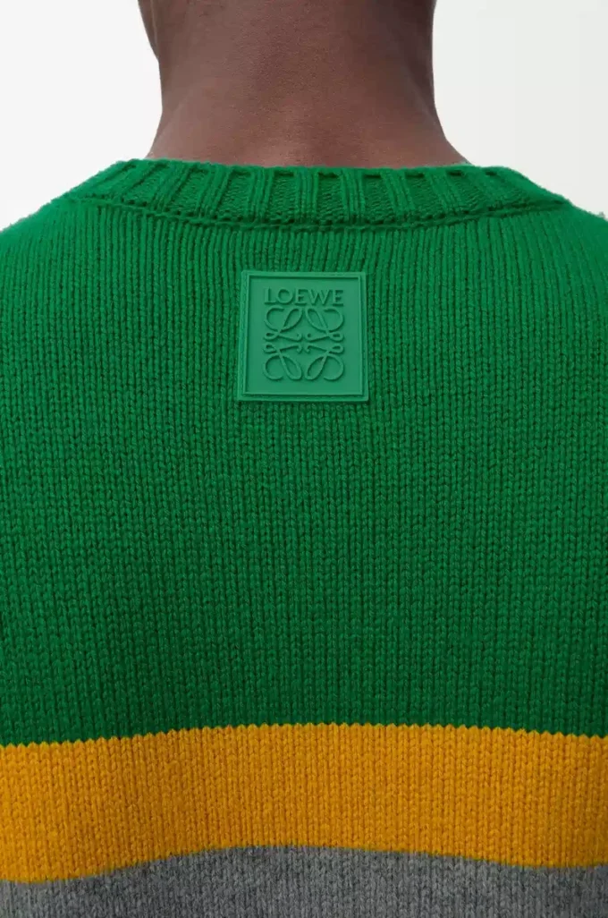 Jersey de lana Verde/Gris Jersey de lana Verde/Gris