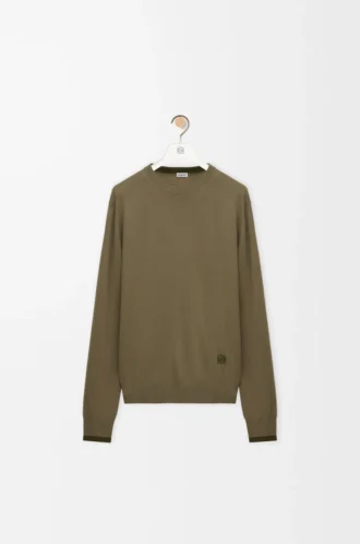 Jersey de lana Verde/Verde caqui