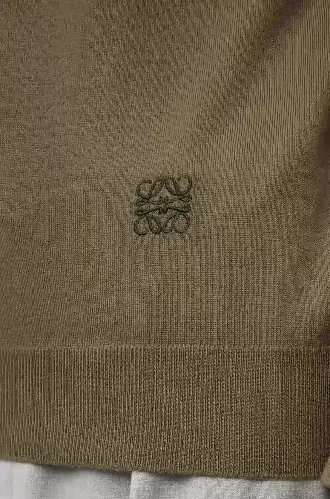 Jersey de lana Verde/Verde caqui Jersey de lana Verde/Verde caqui