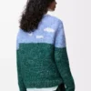 Jersey de lana y mohair azul/multicolor Jersey de lana y mohair azul/multicolor