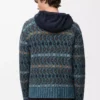 Jersey de mezcla de lana Azul/Multicolor