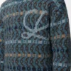 Jersey de mezcla de lana Azul/Multicolor
