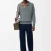 Jersey polo de lana Gris Jersey polo de lana Gris