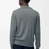 Jersey polo de lana Gris Jersey polo de lana Gris