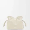 Mini bolso de mano Flamenco en piel de becerro napa Sea Salt