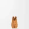 Mini bolso de mano Flamenco en piel de becerro napa Warm Desert