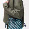 Mini bolso de mano Flamenco en piel de cordero napa tinta oscura/azul cielo Mini bolso de mano Flamenco en piel de cordero napa tinta oscura/azul cielo