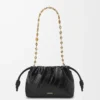 Mini bolso Flamenco en piel de anguila Negro Mini bolso Flamenco en piel de anguila Negro