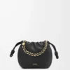 Mini bolso Flamenco en suave piel de cordero napa Negro Mini bolso Flamenco en suave piel de cordero napa Negro