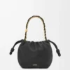 Mini bolso Flamenco en suave piel de cordero napa Negro Mini bolso Flamenco en suave piel de cordero napa Negro