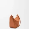 Mini bolso hobo Hammock en piel de becerro clásica color Tan Mini bolso hobo Hammock en piel de becerro clásica color Tan