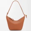 Mini bolso hobo Hammock en piel de becerro clásica color Tan Mini bolso hobo Hammock en piel de becerro clásica color Tan
